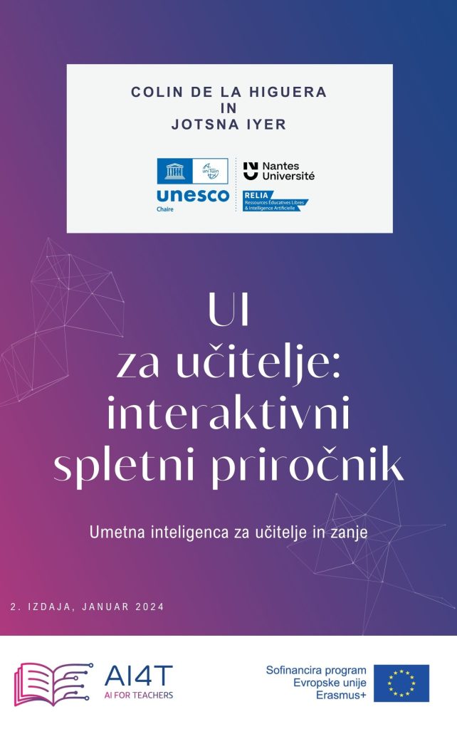 UI za učitelje: interaktivni spletni priročnik